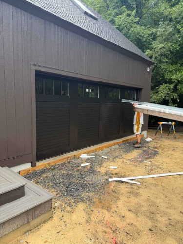 New garage door installed by Suppa  Sons Overhead Doors