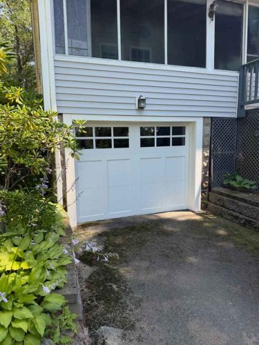 New garage door installed by Suppa  Sons Overhead Doors